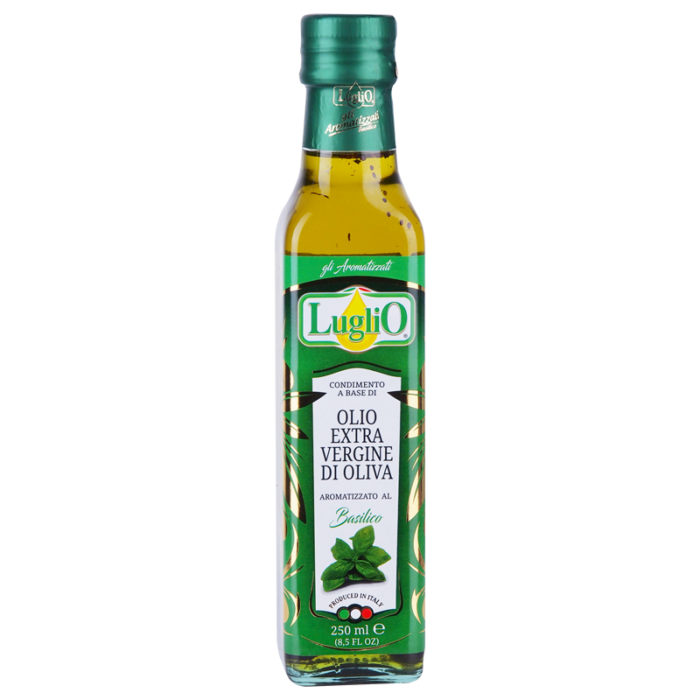 Olivový olej Luglio bazalkový 250ml extra panenský